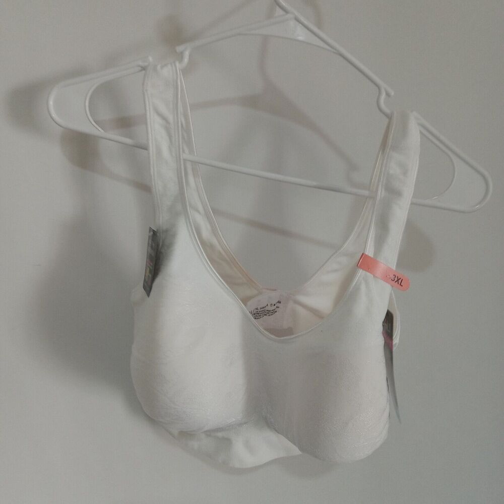 NWT Bali White Comfort Wire free Bra Womens Size 3XL